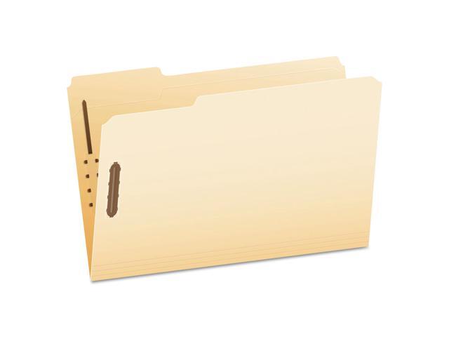 Pendaflex Fastener Folders 2 Fasteners 1/3 Cut Tabs Legal Manila 50/Box FM313
