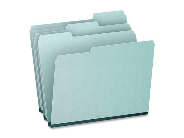 Pendaflex Pressboard Expanding File Folders 1/3 Cut Top Tab Letter Blue 25/Box 9200T13