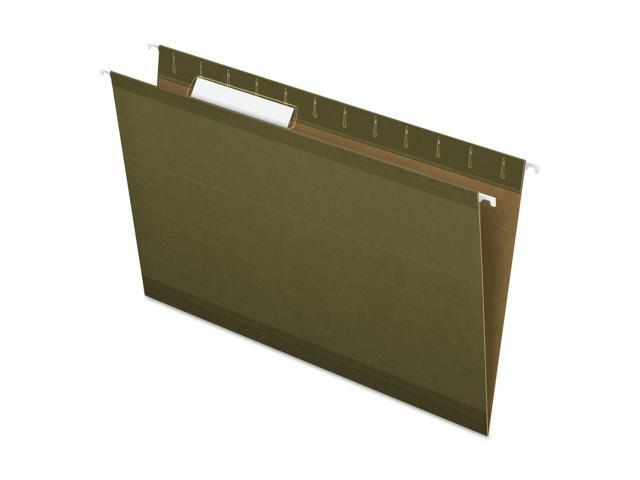 Pendaflex X-Ray Hanging File Folders 1/3 Tab Legal Standard Green 25/Box 415313