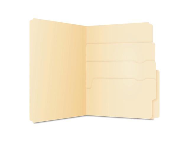 Pendaflex Divide It Up Multi-Section File Folders, Manila (Letter, 24 ct.)