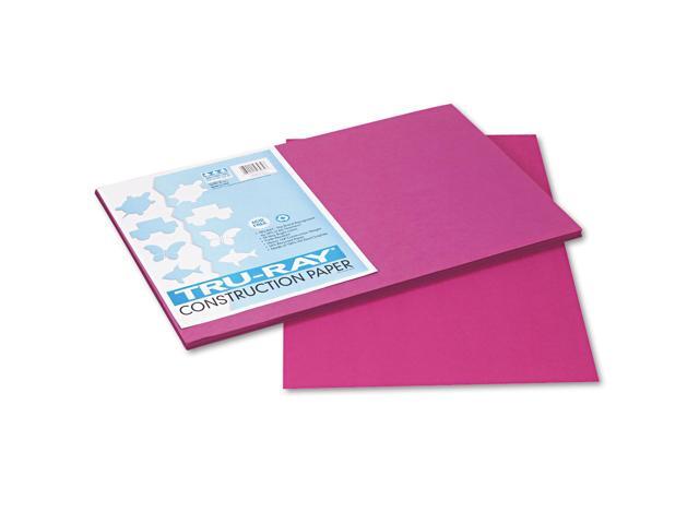 Pacon Tru-Ray Construction Paper 76 lbs. 12 x 18 Magenta 50 Sheets/Pack 103032