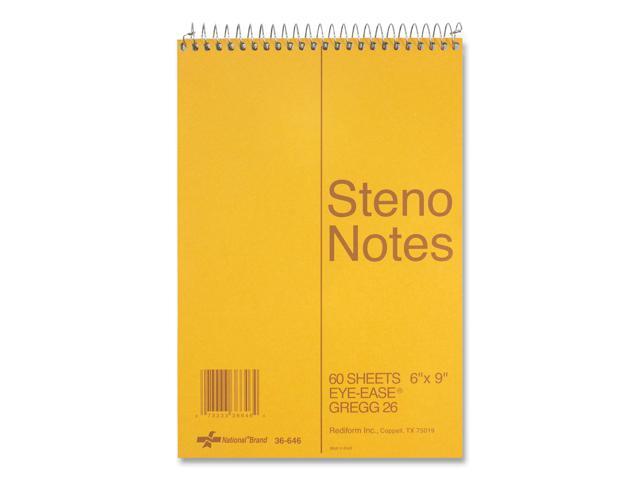 National Pad,Steno,Gregg,60 Sh,Gn 36646