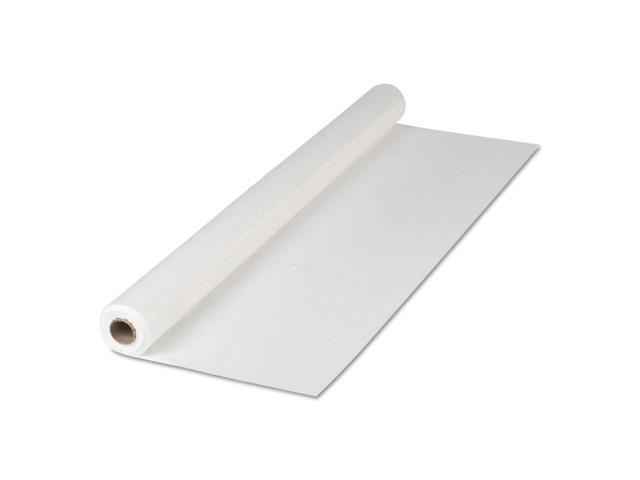 Hoffmaster Plastic Roll Tablecover, 40' X 300 Ft, White 114000