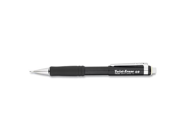 Pentel Twist-Erase III Mechanical Pencil 0.9 mm Black Barrel QE519A