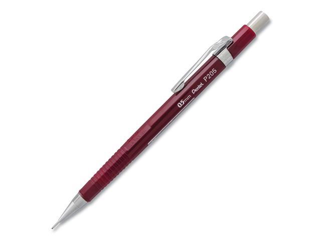 Pentel Sharp Mechanical Drafting Pencil 0.5 mm Burgundy Barrel P205B