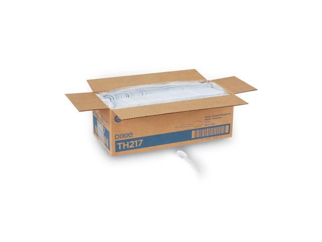 Plastic Cutlery Heavyweight Teaspoons White 1000/Carton