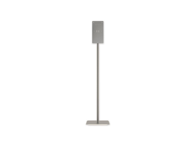 Hand Sanitizer Station Stand 12 x 16 x 54 Silver HONSTANDP8T