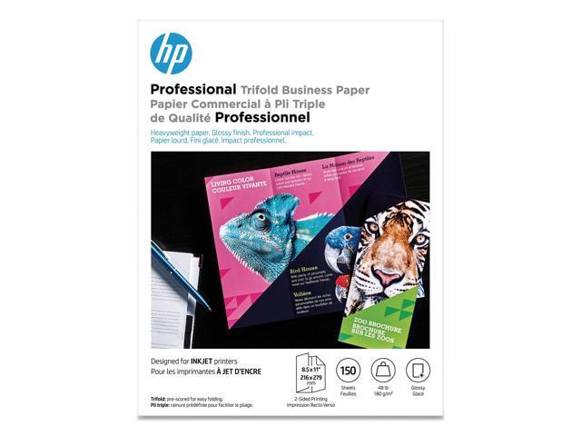 HP Professional Trifold Business Glossy Brochure 4WN12A