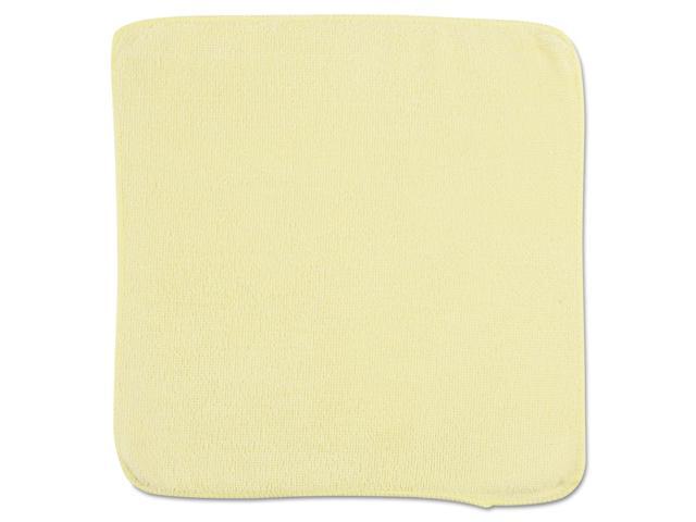 Rubbermaid Commercial Products Microfiber Cloth,12' x 12',Yellow,PK24 1820580