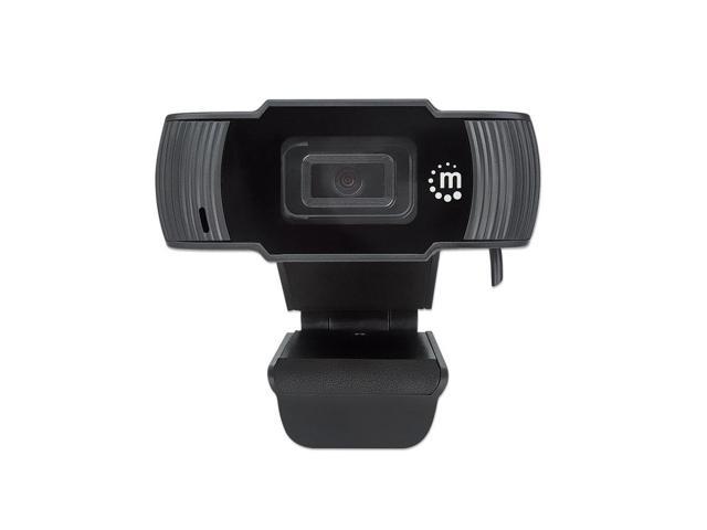 Manhattan 2 MP 1080p Full HD 30 fps USB Webcam with Microphone - Black