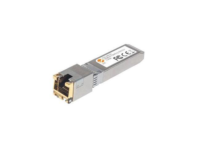Intellinet 10 Gigabit Copper SFP+ Transceiver Module, 10GBase-T (RJ45) Port, 30 m (98 ft.), up to 10 Gbps Data-Transfer Rate with Cat6a Cabling