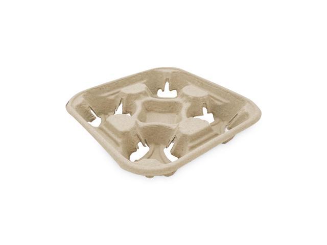 Boardwalk BWK4CUPCARRIER Cup Tray, 8-32 ounces, Four Cups