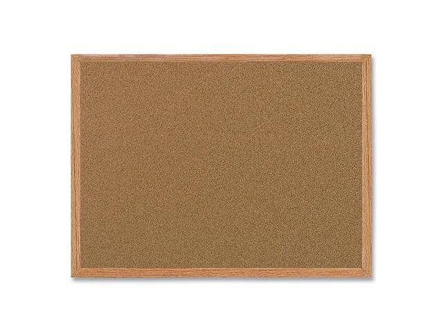 MasterVision Value Cork Bulletin Board with Oak Frame 24 x 36 Natural MC070014231