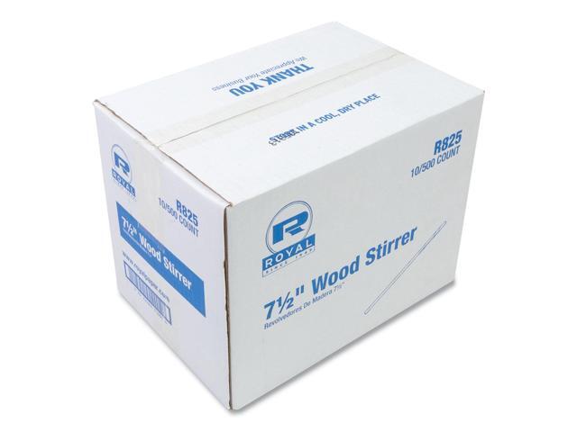 Amercareroyal Wood Coffee Stirrers, 7.5' Long, 500/Box, 10 Boxes/Carton R825CT