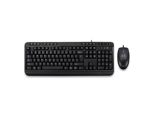 Adesso Akb-132Cb - Antimicrobial Multimedia Desktop Keyboard And Mouse