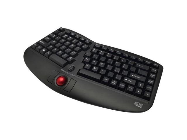 ADESSO Tru-Form Media 3150 WKB-3150UB Black RF Wireless Keyboard