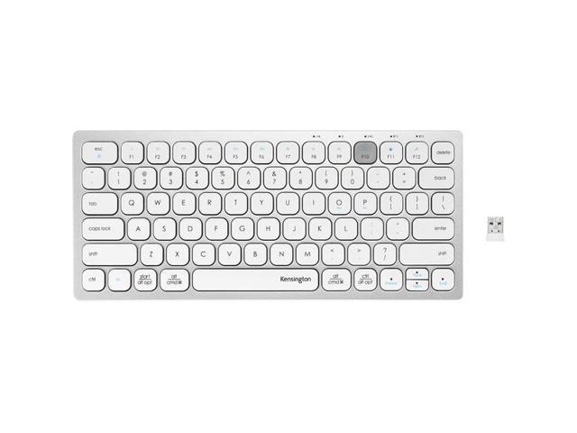 Kensington K75504US Silver 2.4 GHz + Bluetooth Keyboard