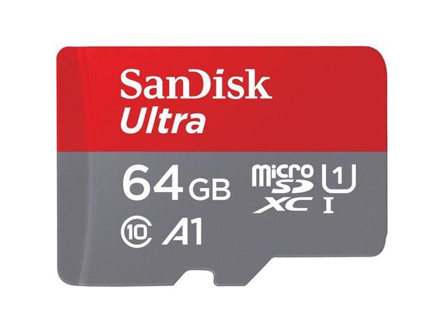 SanDisk Ultra 64 GB Class 10/UHS-I U1 microSDXC 1 Pack SDSQUA4064GAN6IA
