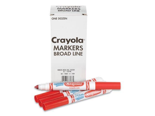 Crayola Washable Broad Line Bulk Markers 12 58-7800-038