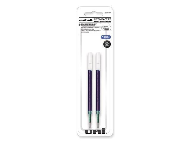 uni-ball Refill for uni-ball Gel 207 IMPACT RT Roller Ball Pens,REFILL,GEL,IMPCTRT,BE,2PK