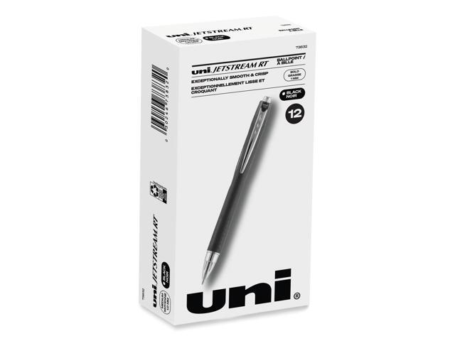uni-ball Jetstream Retractable Ballpoint Pen,PEN,JETSTEAM RT, 1.0MM,BK