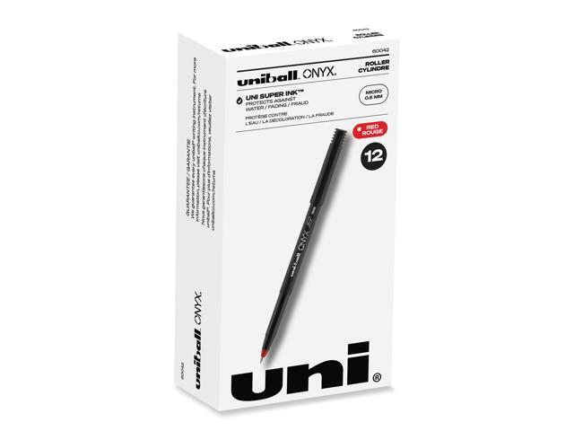 uni-ball ONYX Rollerball Pen,PEN,UNIBALL,ONYX,MICRO,RD
