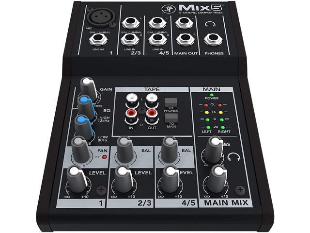 Mackie - Mix5 Compact Mixer - Black - image 7