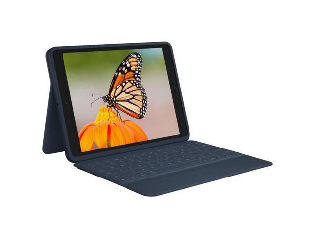 Logitech Rugged Combo 3 Rugged Keyboard/Cover Case Folio for 10.2' iPad Blue