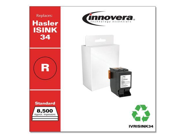 Innovera Red Postage Meter Ink Replacement for Hasler ISINK34 IVRISINK34