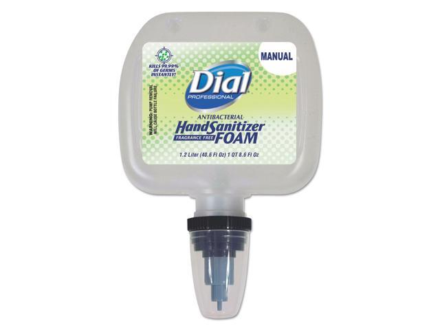 Dial - 1700005085 - Antibacterial Foaming Hand Sanitizer, 1.2 L Refill, Fragrance-Free