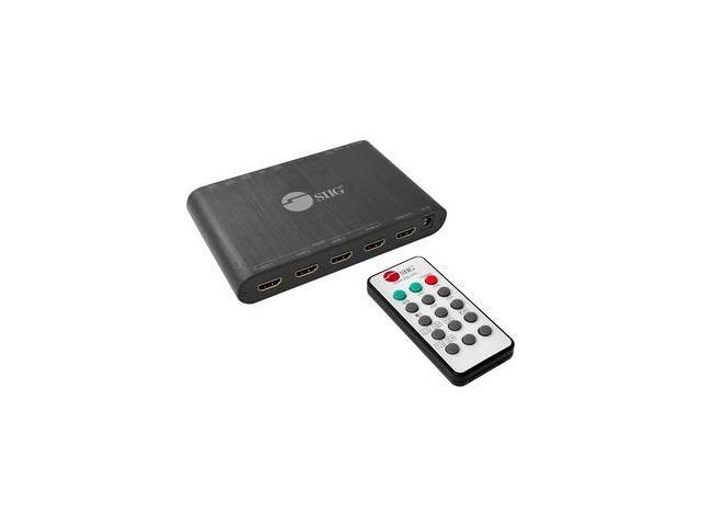 SIIG - CE-H25R11-S1 - SIIG 4x1 HDMI Seamless Quad-Split Multi-Viewer Switcher - 1920 x 1080 - Full HD - 4 x 1 - 1 x HDMI