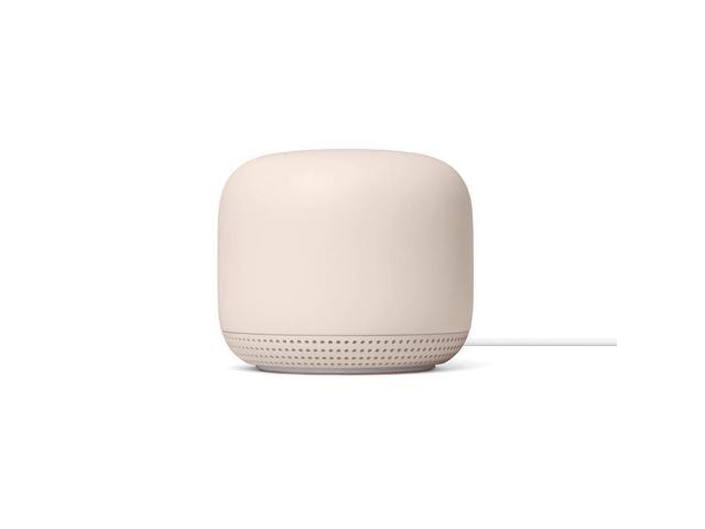 Google Nest Wifi Point with Google Assistant 1-Pack Sand - 1600 square feet coverage - 768 MB RAM & 512 MB Flash - Capacitive touch controls -...