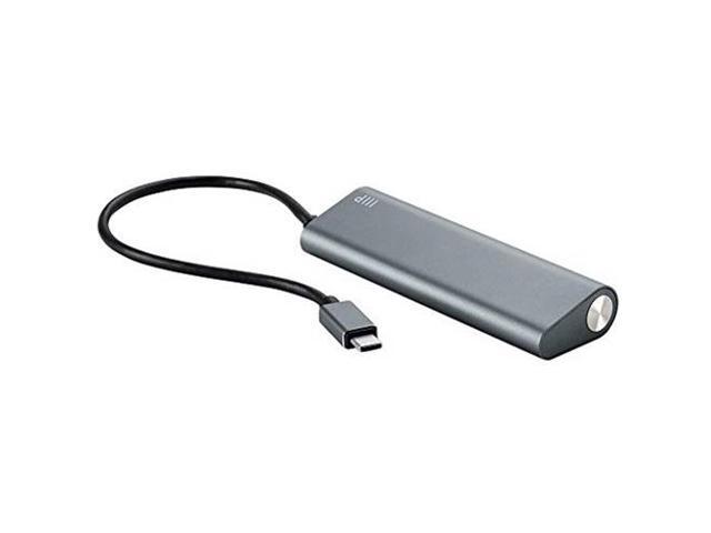 Monoprice 4 Port USB-C Hub - Aluminum, SuperSpeed Transfer Rates, Compatible With Apple MacBook, Google Chromebook & More
