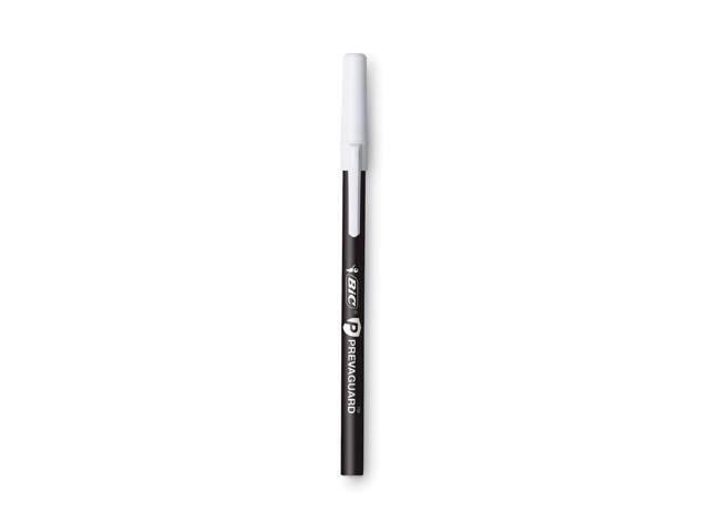 BIC PrevaGuard Ballpoint Pen Stick Medium Black 8/Pack GSAMP81BK