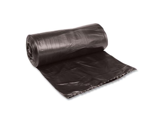 Boardwalk Medium-Grade Can Liners 33x39 33 Gal .50 Mil Black 25 Bags/RL 8 Rolls