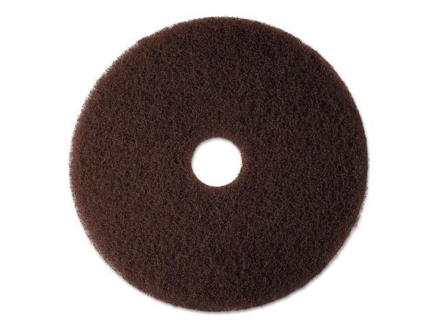 3M Corporation MCO 08448 20 Inch 7100 Low-Speed Floor Strip Pad- Brown - Case of 5