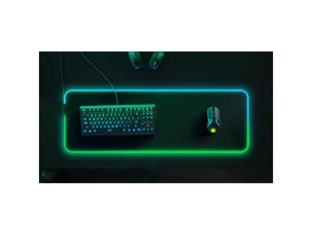 SteelSeries - QcK Prism Cloth Gaming Mouse Pad with 2-Zone RGB Illumination XL - Black - image 8