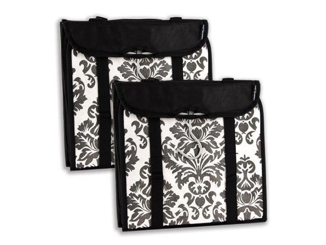 Travelon Hanging Handbag Organizer - Set of 2 (Black Damask)