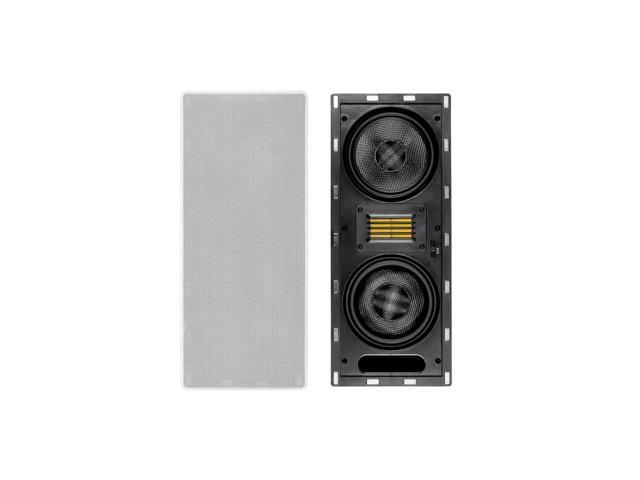 Monoprice 3-Way Carbon Fiber In-Wall Column Speaker - 6.5 Inch With Ribbon Tweeter (Each) - Amber Series - image 10