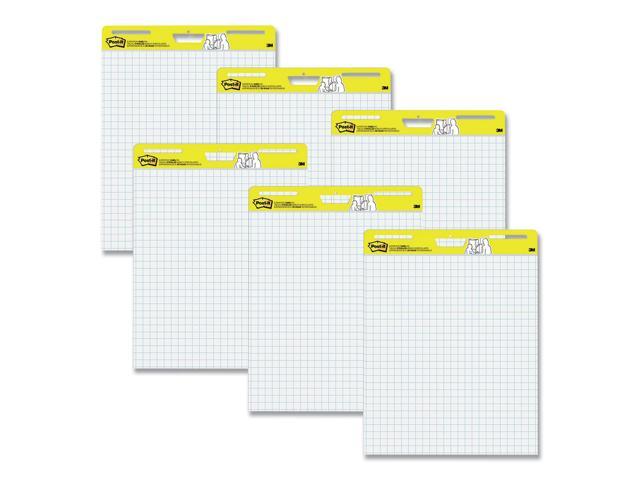 Post-it Self-Stick Easel Pads, Quadrille, 25 x 30, 30 Sheets, 6/PK (MMM560VAD6PK)