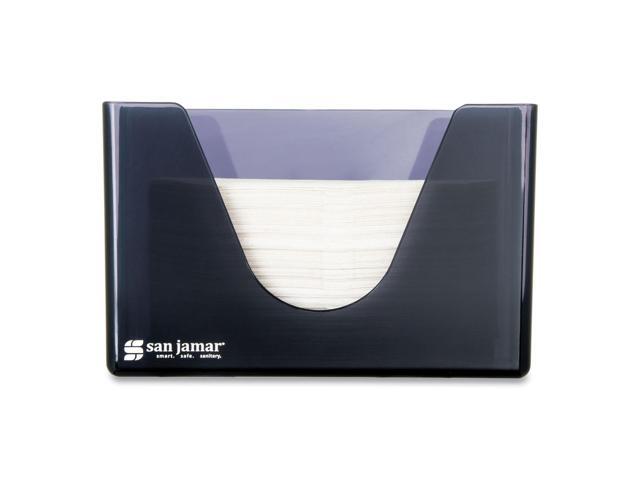 San Jamar Countertop Folded Towel Dispenser Plastic Black Pearl 11 x 4 3/8 x 7 T1720TBK