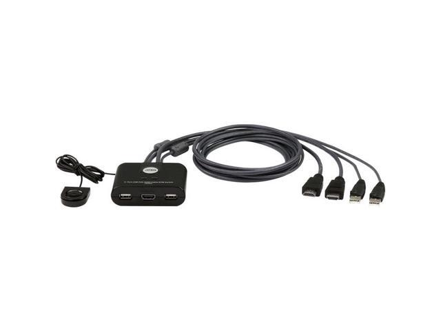 ATEN CS22HF 2-Port USB FHD HDMI Cable KVM Switch