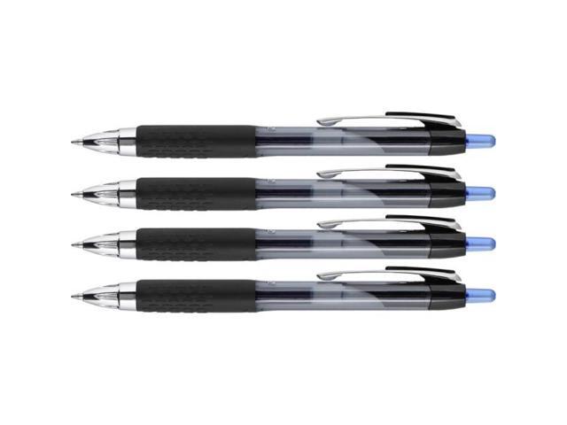 Uni-ball Signo 207 Retractable Gel Pen Medium 0.7 mm Blue Ink 4/Pack 45532PP