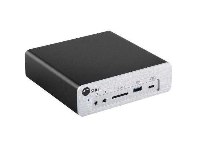 SIIG AC JUDK0K11S1 Thunderbolt3 DP14 Docking Station w Dual M2 NVMe SSDPD