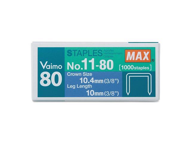 Heavy-Duty Flat-Clinch Staples for Max HD-11UFL 3/8' Leg Length 1000/Box