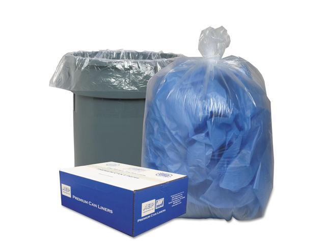 Webster - WEBWRMC48 - Clear Low-Density Can Liners, 56gal, .9 Mil, 43 x 47, Clear, 100/Carton