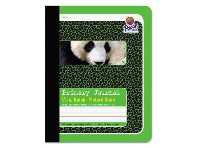Pacon 2428 Composition Book 100 Sheet - Ruled - 9.75' x 7.50' - 1 Each - White Paper