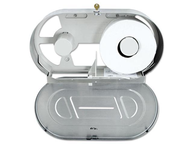 Bobrick Toilet Tissue 2 Roll Dispenser Stainless Steel Jumbo 2892