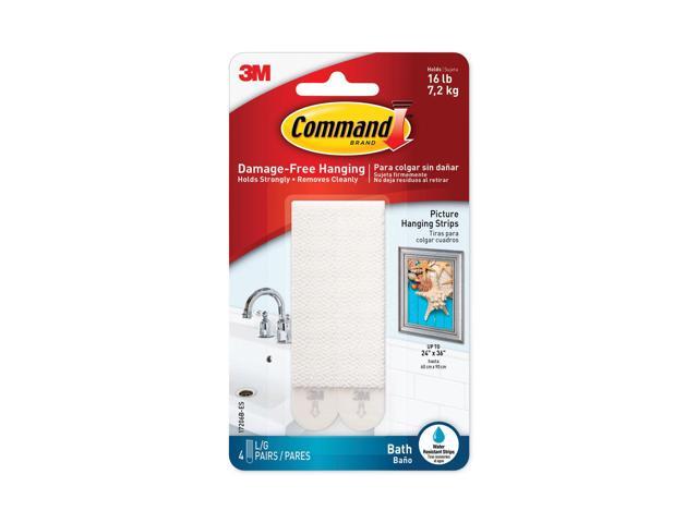Command Large Bath Picture Hanging Strips 24358309