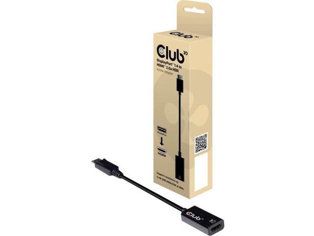 Club 3D CAC-1080 0.63 DisplayPort/HDMI Audio/Video Cable Black - image 9